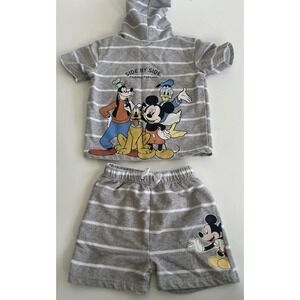 Disney Baby Toddler's Mickey Mouse And Friends 2 Pc Shorts Set 24M